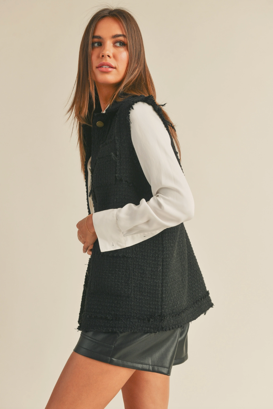 Meredith Tweed Vest