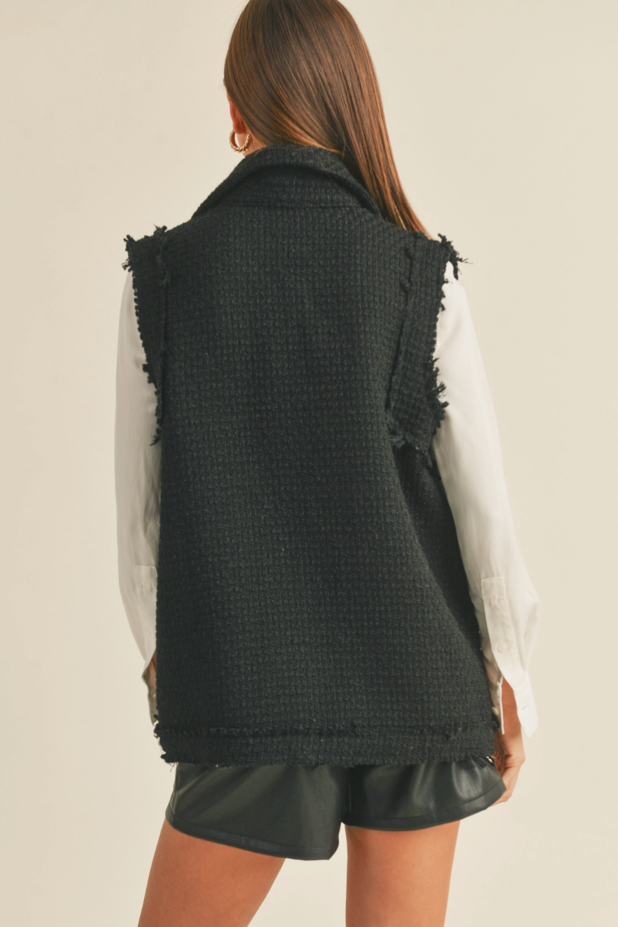 Meredith Tweed Vest