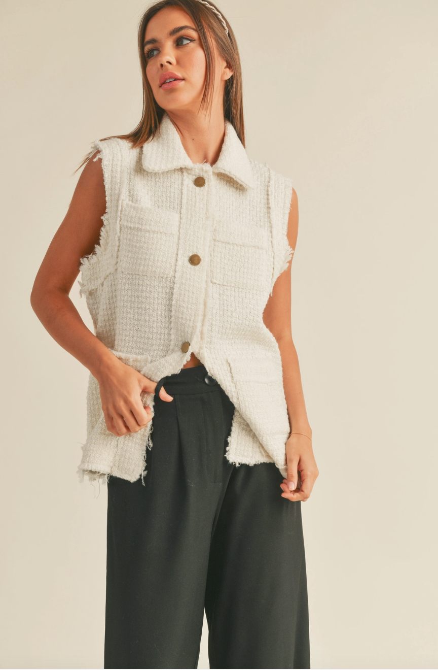 Meredith Tweed Vest