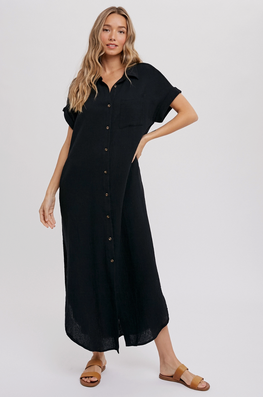 Paso Button Down Dress