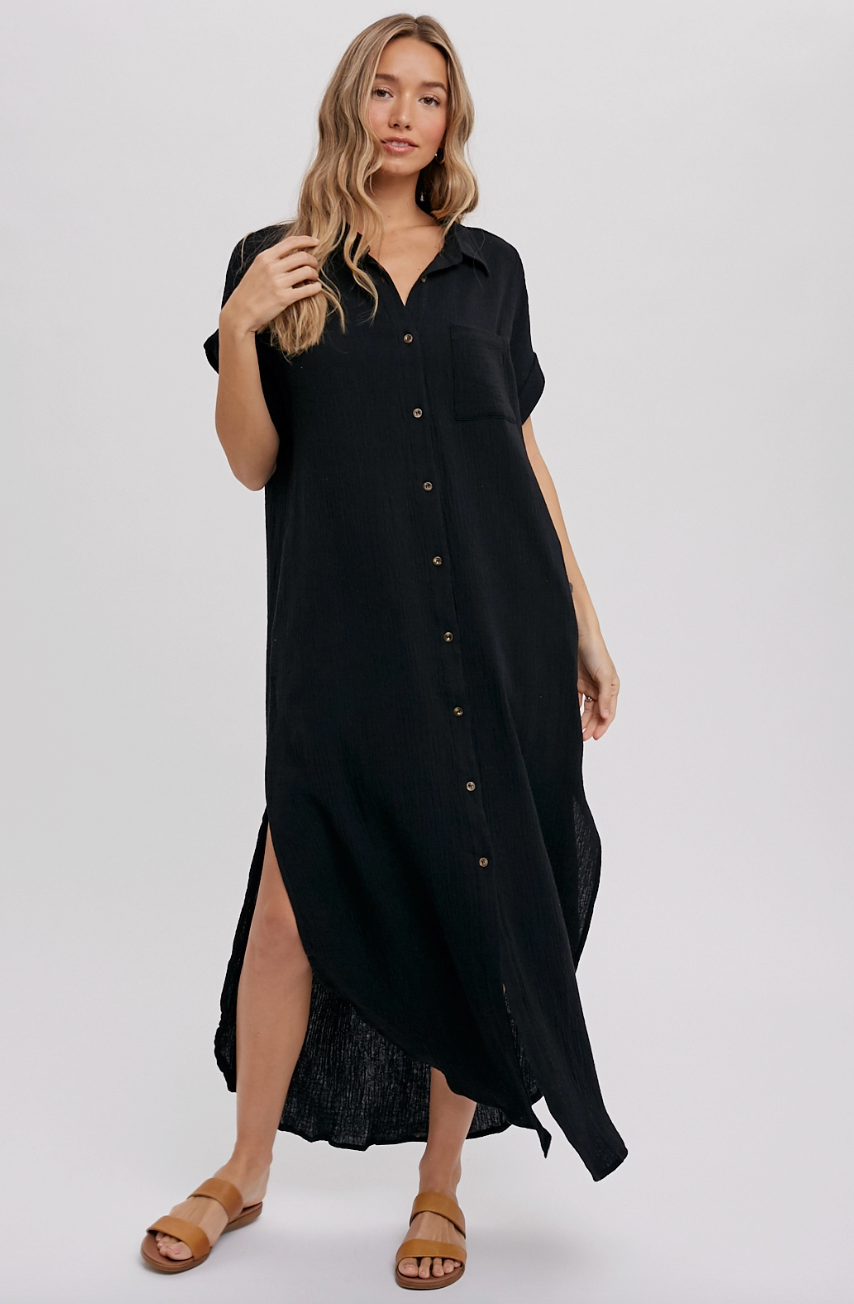 Paso Button Down Dress