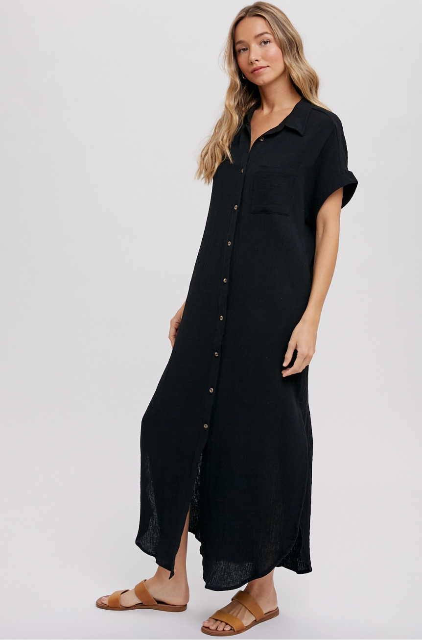 Paso Button Down Dress