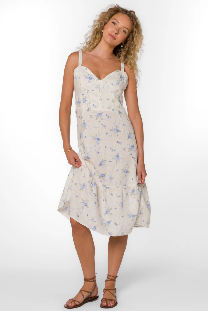 Blue Bell Midi Dress