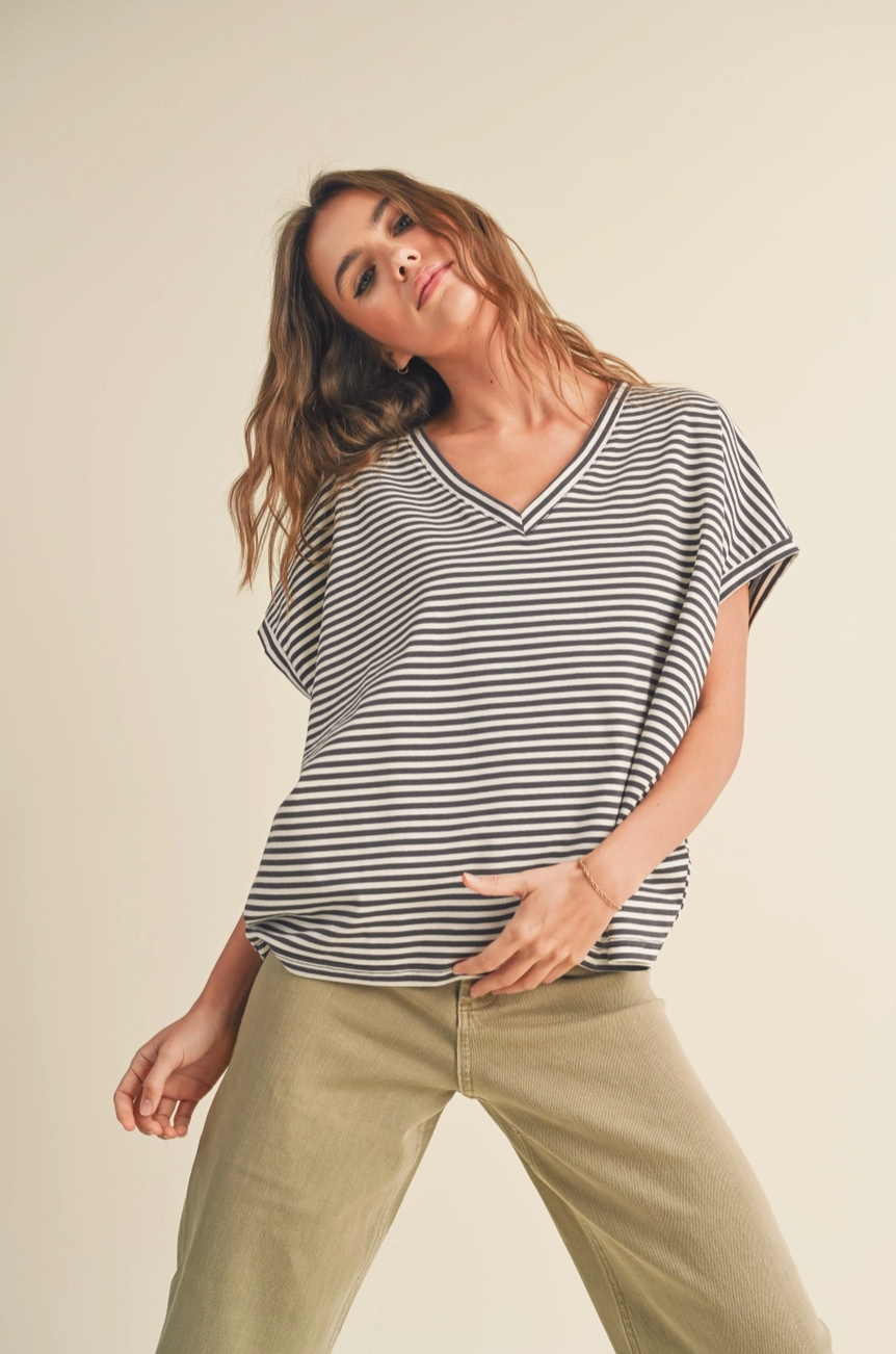 Sandy Striped Top