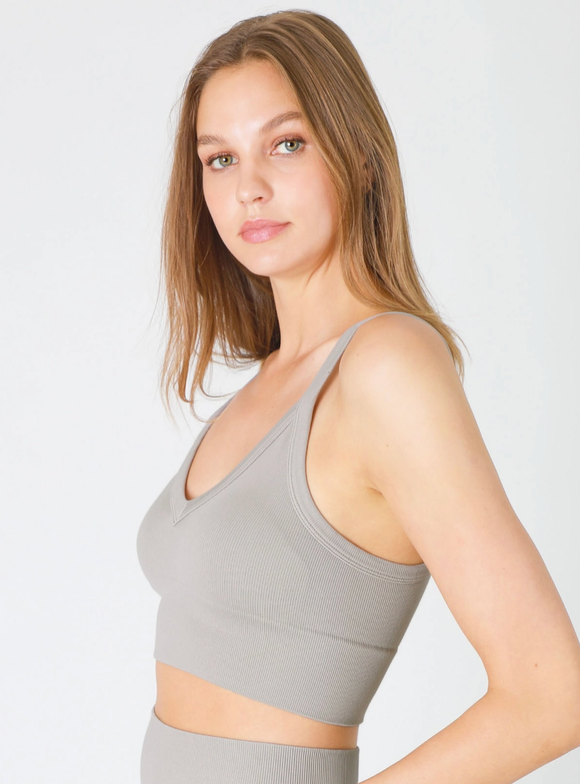 Ribbed Bra Tank