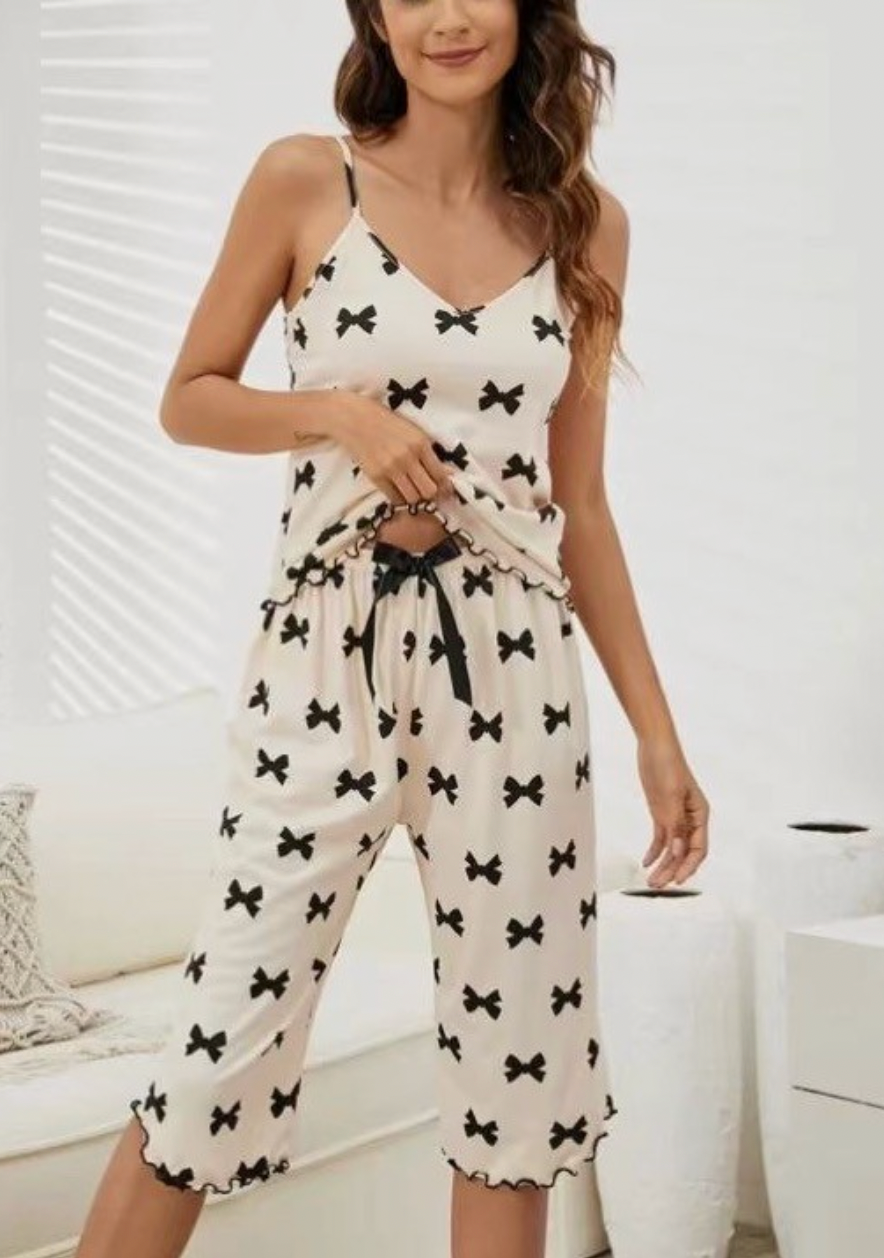 Bow Pajama Set