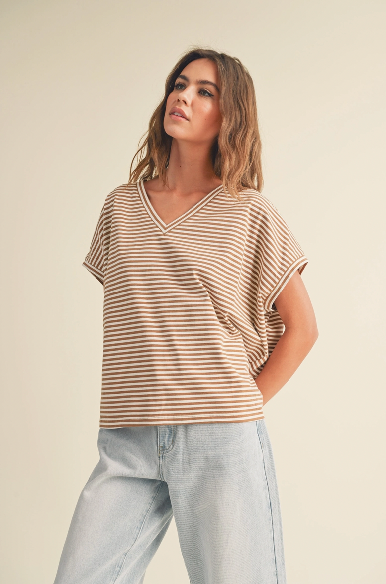 Sandy Striped Top