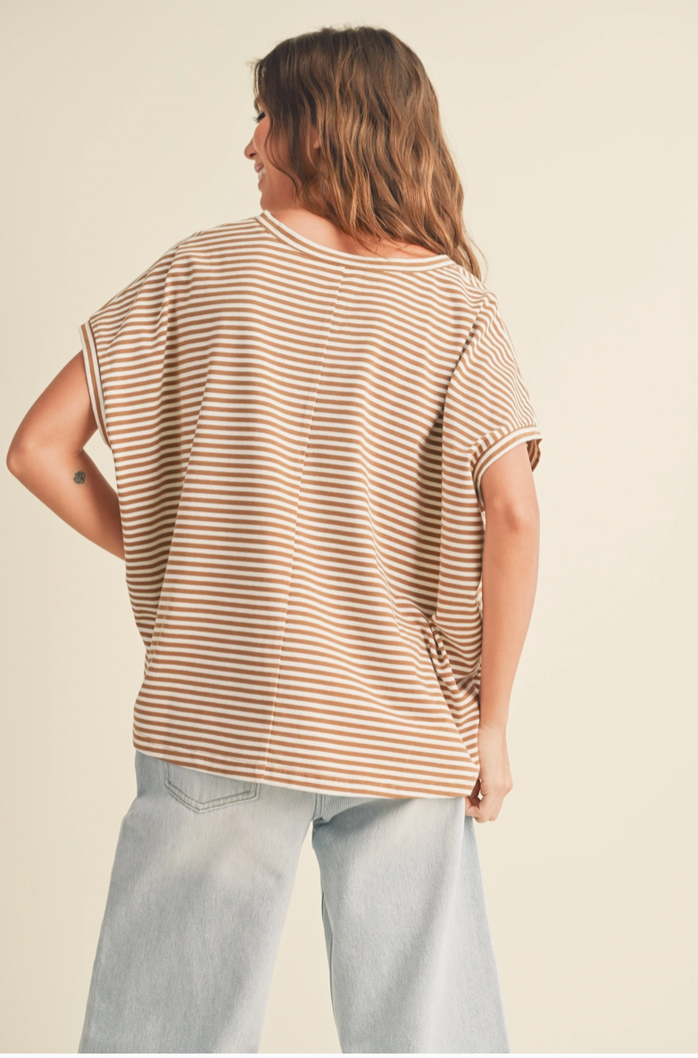 Sandy Striped Top