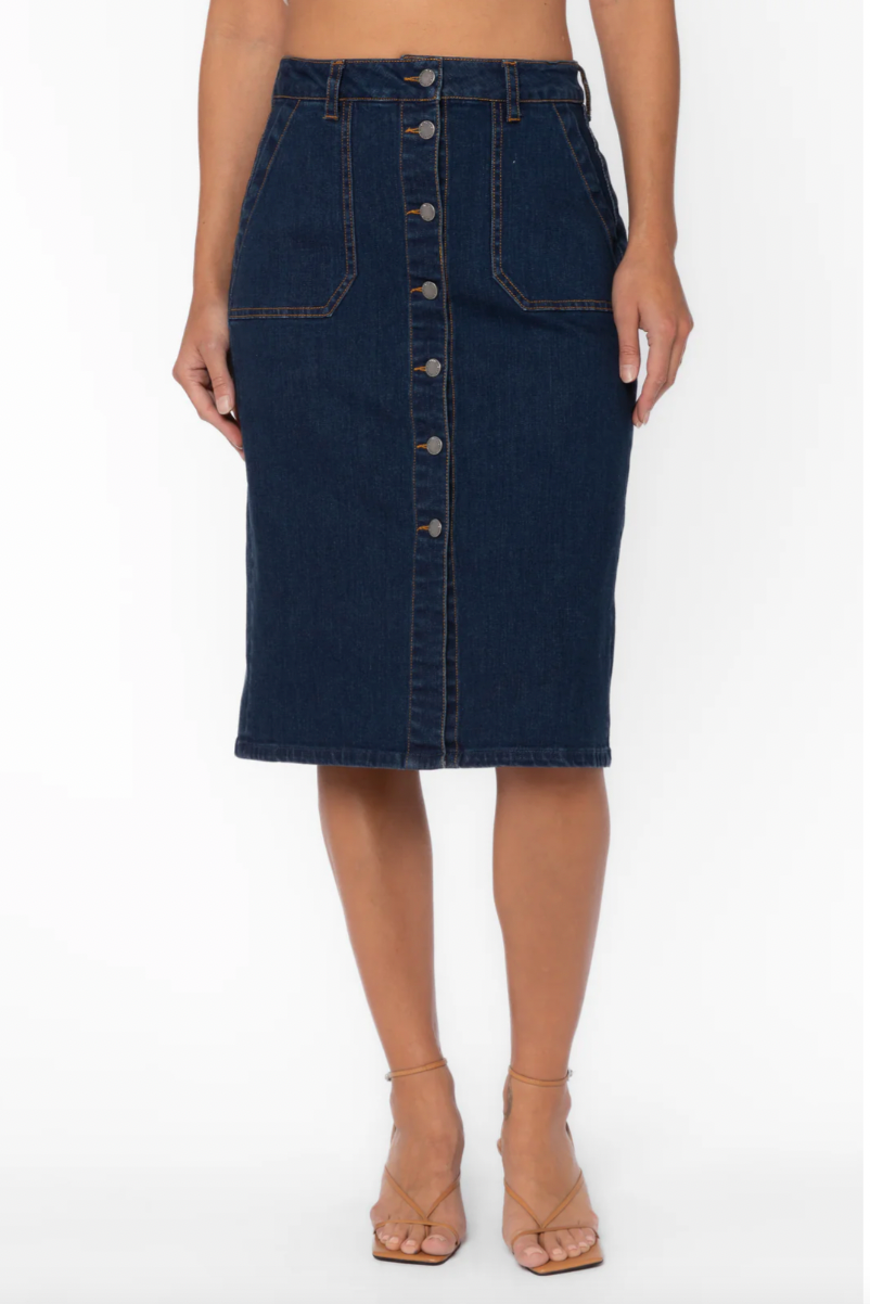 Iris Denim Skirt