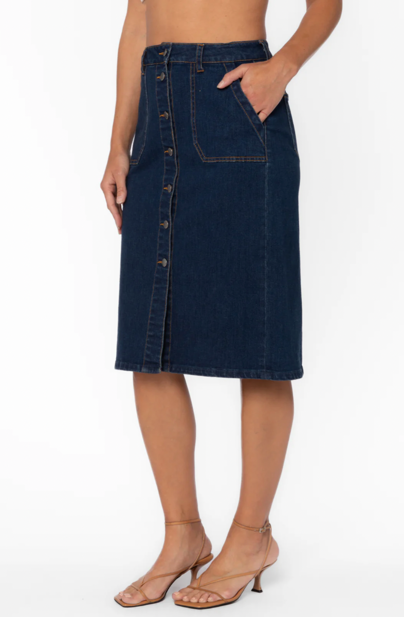 Iris Denim Skirt