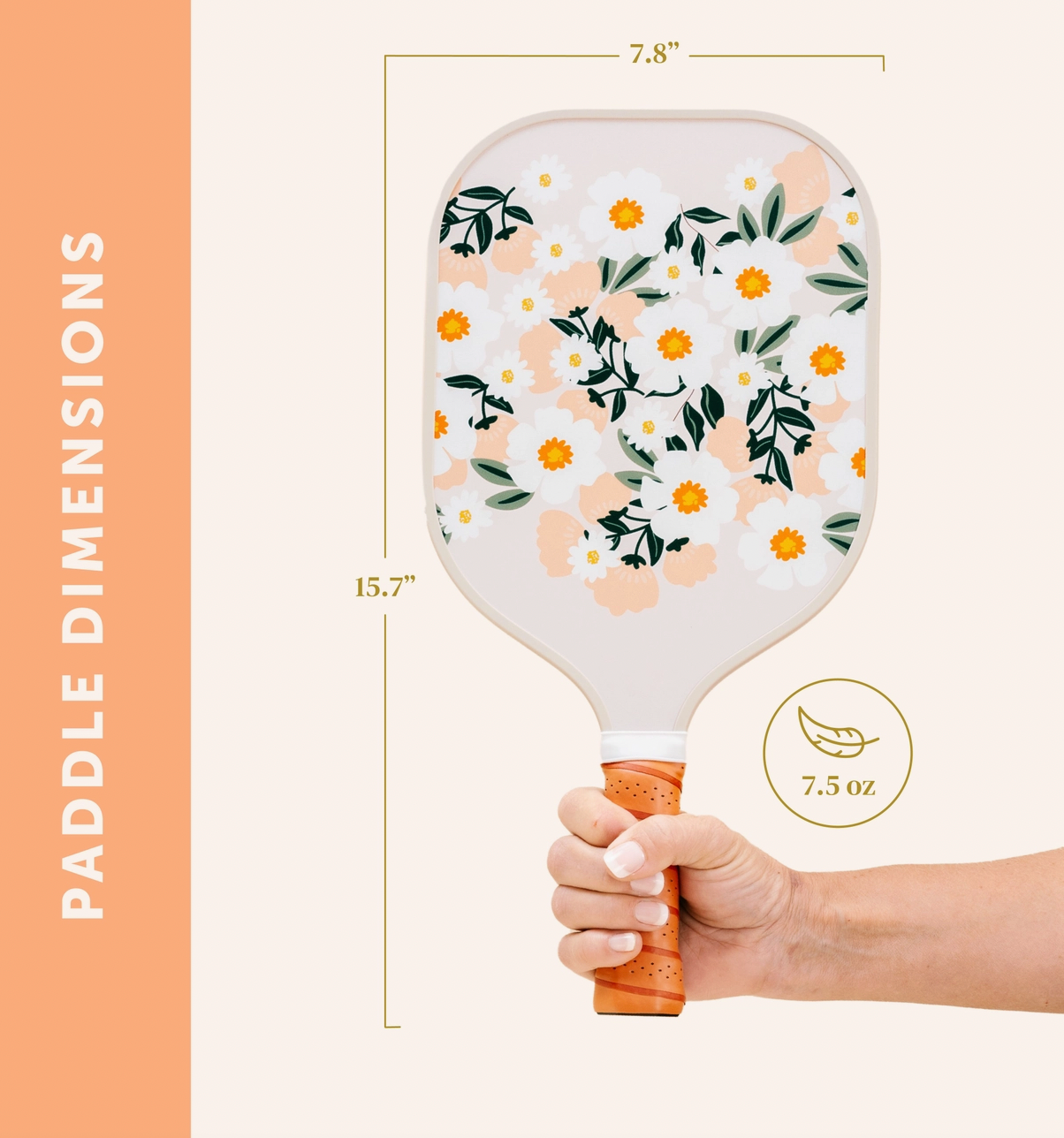 Flower Talk Pickleball Paddle