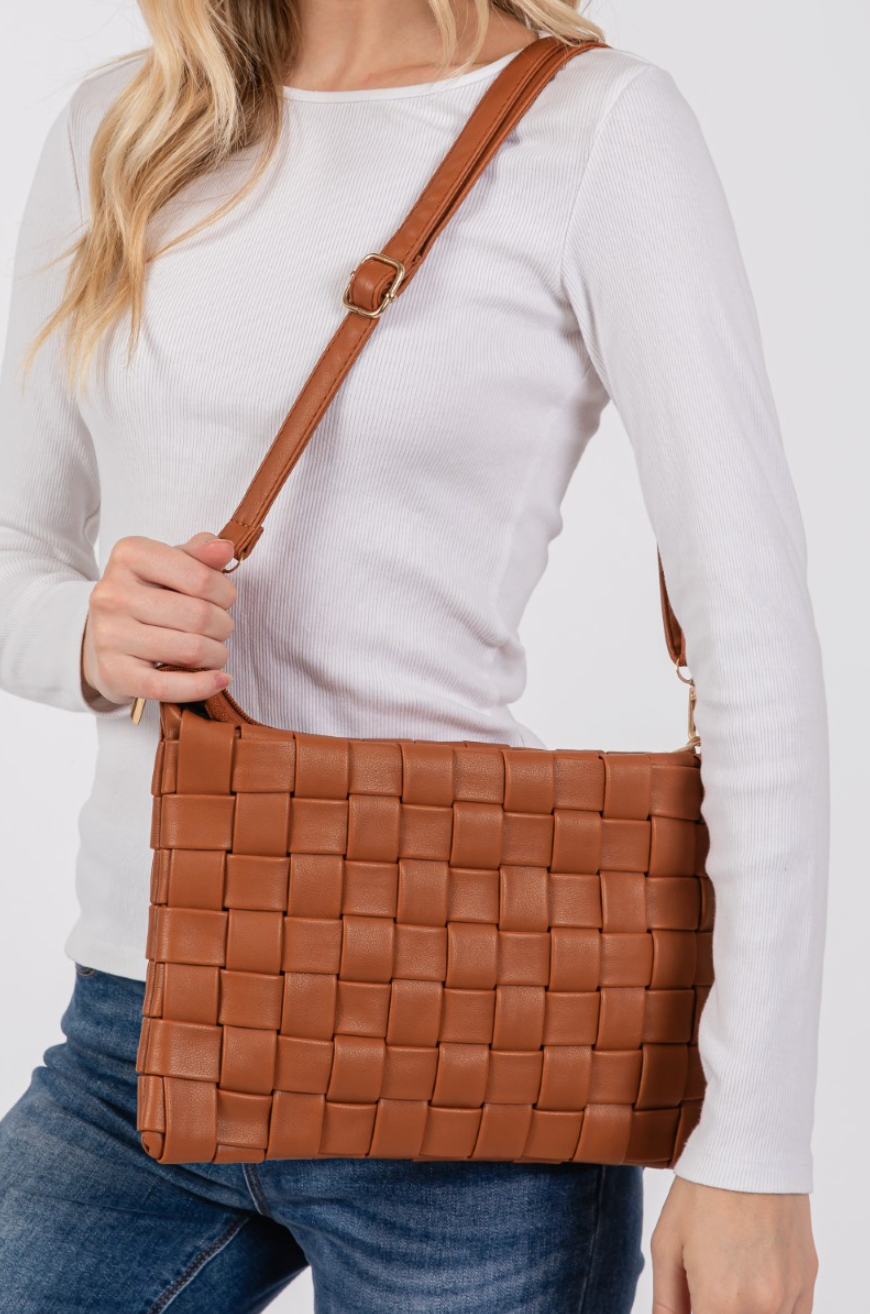 Woven Shoulder Bag