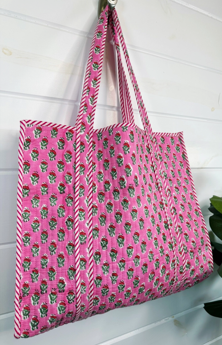 Quilted Tote Bag