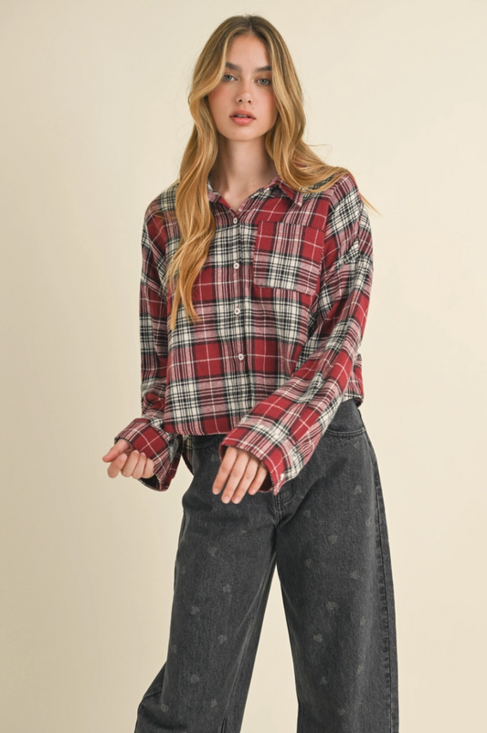 Jane Cropped Flannel